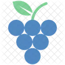 Summer Grapes Fruit Icon