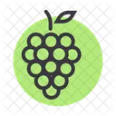Grapes Fruit Wine Icon