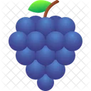Grapes Fruit Healthy Icon