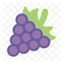 Grapes Fruits Healthy Icon