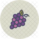 Grapes Fruit Vine Icon