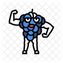 Grapes Fruit Fitness Icon