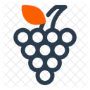 Grapes Fruit Wine Icon
