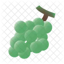 Grapes Fruit Vitamins Icon