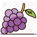 Grapes Genus Vitis Organic Icon