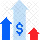 Graph Arrow Money Icon