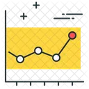 Line Graph Graph Statistics Icon