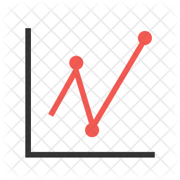 Graph Icon - Download in Colored Outline Style