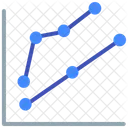 Graph Growth Graph Analysis Icon