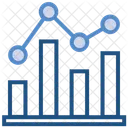 Data Analytics Graph Diagram Icon