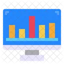 Graph Monitor Computer Icon