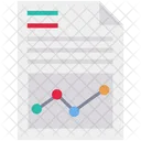 Graph Analytics Statistics Icon