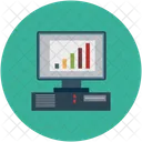 Graph Analysis Monitoring Icon