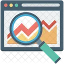 Graph Infographics Search Icon