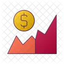 Graph Dollar Statistics Icon