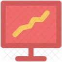 Graph Screen Analytic Icon