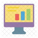 Graph Bar Monitor Icon
