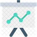 Graph Presentation Growth Icon