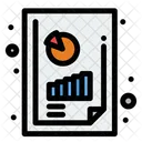 Graph Analysis Financial Report Financial Performance Icon