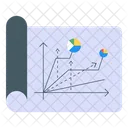 Graphbericht Statistik Diagramm Symbol