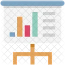 Graph Board Statistics Presentation Icon