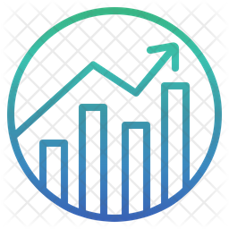 Graph Chart Icon - Download in Gradient Style