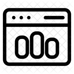 Diagramm-Webseite  Symbol