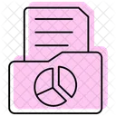 Graph Folder Color Shadow Thinline Icon Icon