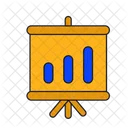 Linear Business Graph Icon