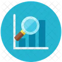 Graph Magnifier Streamline Kameleon Icon