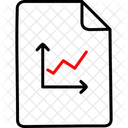 Graph Data Documents Icon