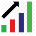 Graph Analytics Analysis Icône