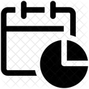 Calendar Graph Infographics Icon