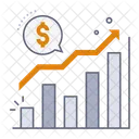 Graph money  Icon