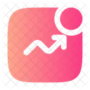 Graph New Up  Icon