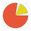 Graph pie chart  Icône