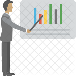 Graph Presentation Icon