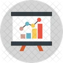 Graph Presentation Business Analytics Business Growth Icon