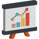 Graph Presentation Icon