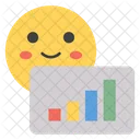 Graph Smiley Paper Smiley Emoticon Icon