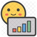 Graph Smiley Paper Smiley Emoticon Icon