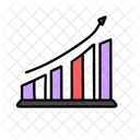 Graph Up Growth Business Icon