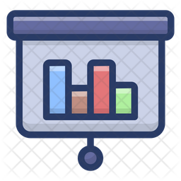 Graph Up Presentation Icon