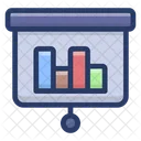 Graph Up Presentation Graphical Business Presentation Business Growth Icon
