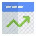 Graph Up Website Web Website Icon