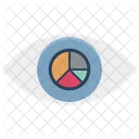 Visibility Pie Graph Eye Icon