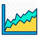 Chart Area Graph Analysis Icon