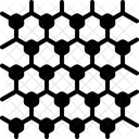 Graphen Atomarer Massstab Hexagonal Symbol