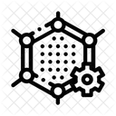 Kunstlich Graphen Technologie Symbol