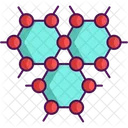 Graphen Atom Nanotechnologie Symbol